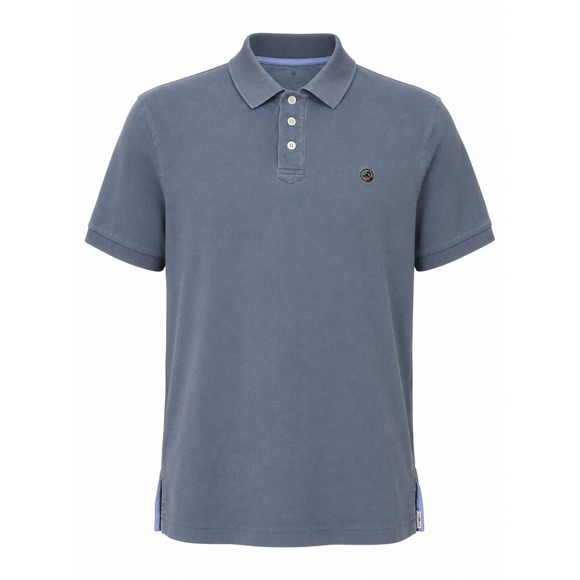 Southern Proper Other - Southern Proper Mens Polo Shirt L Blue Cotton Blend Stretch Pique Short Sleeve
